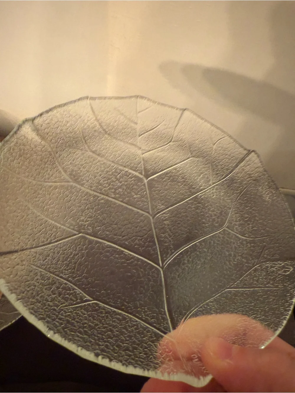 4 Arcoroc Aspen Leaf 9.25” plates